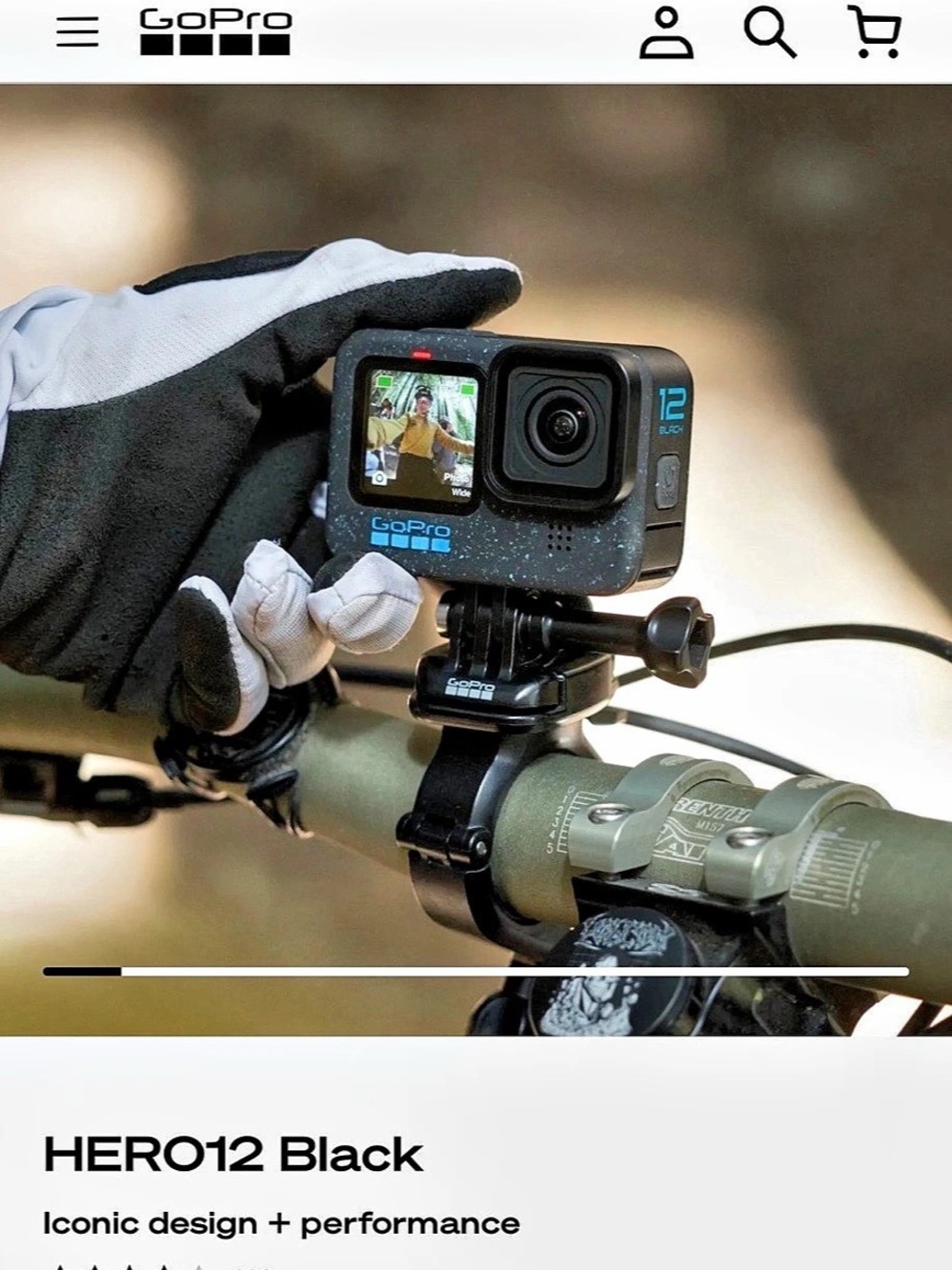 GoPro HERO12 Black Action Camera 
Used good condition